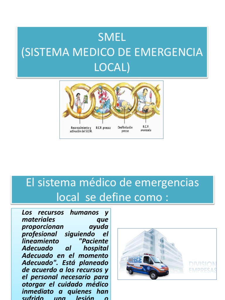 Activación del SMEL en Emergencias Médicas | PDF | Ambulancia | Medicina