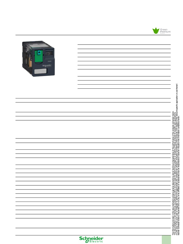 Zelio RXM Miniature Plug-in Relay 24V DC | PDF | Alternating Current ...