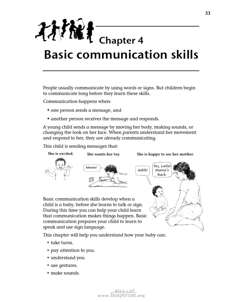 Early Childhood Communication Skills | PDF | Deafness | Gesture