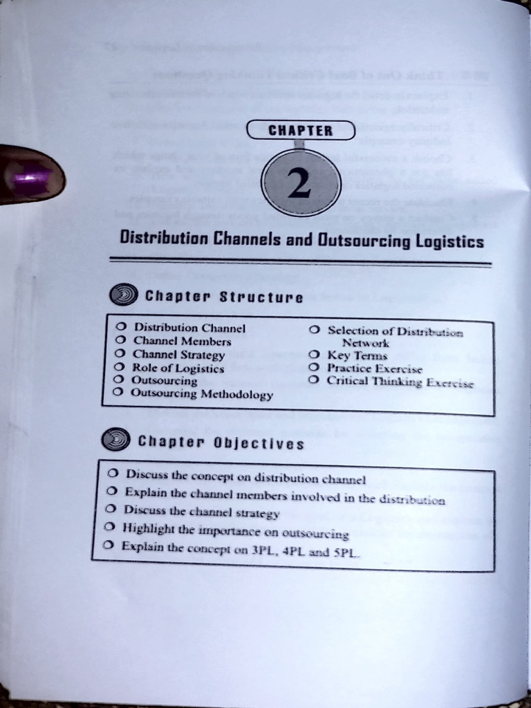 Logistics CH 2 | PDF