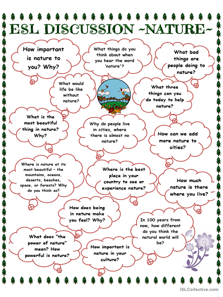 8 Discussion Questions Nature | PDF