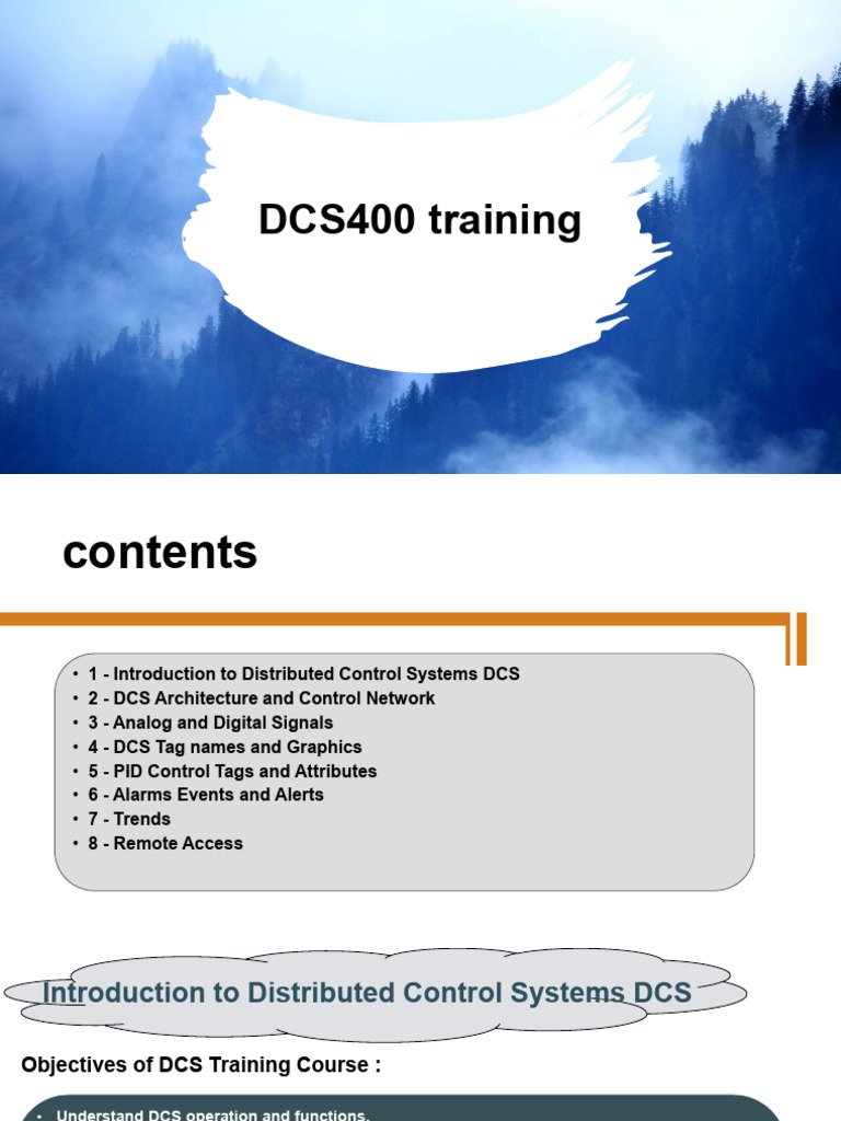 DCS400 Training: Mastering Control Systems | PDF