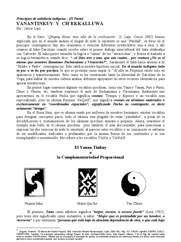 Parte II Yanantin | PDF | Los símbolos | Idiomas