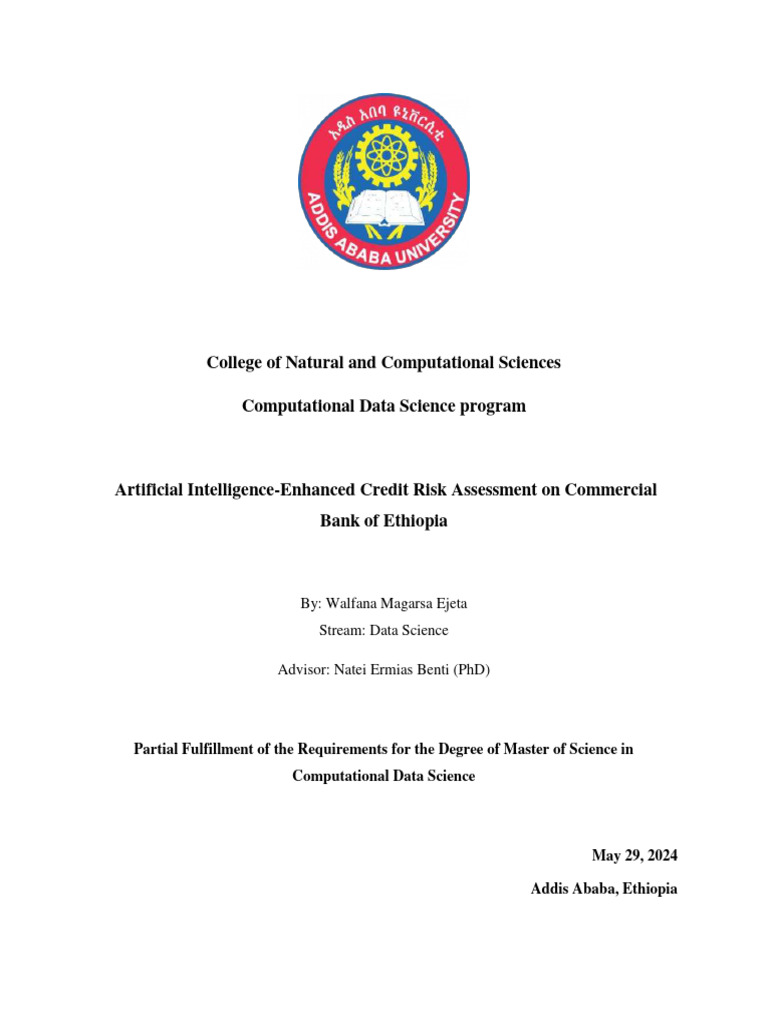 AI in Credit Risk Assessment CBE | PDF | Receiver Operating ...
