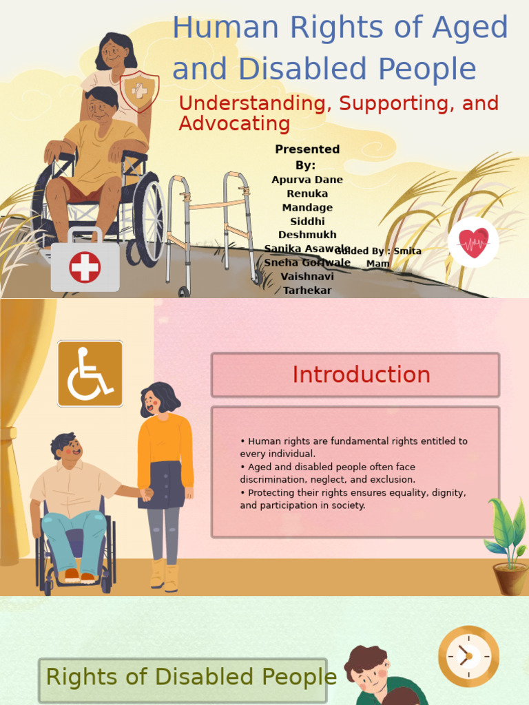 Human Rights for Aged and Disabled | PDF