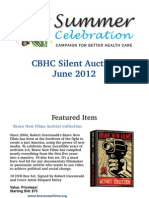 Silent Auction Summer 2012