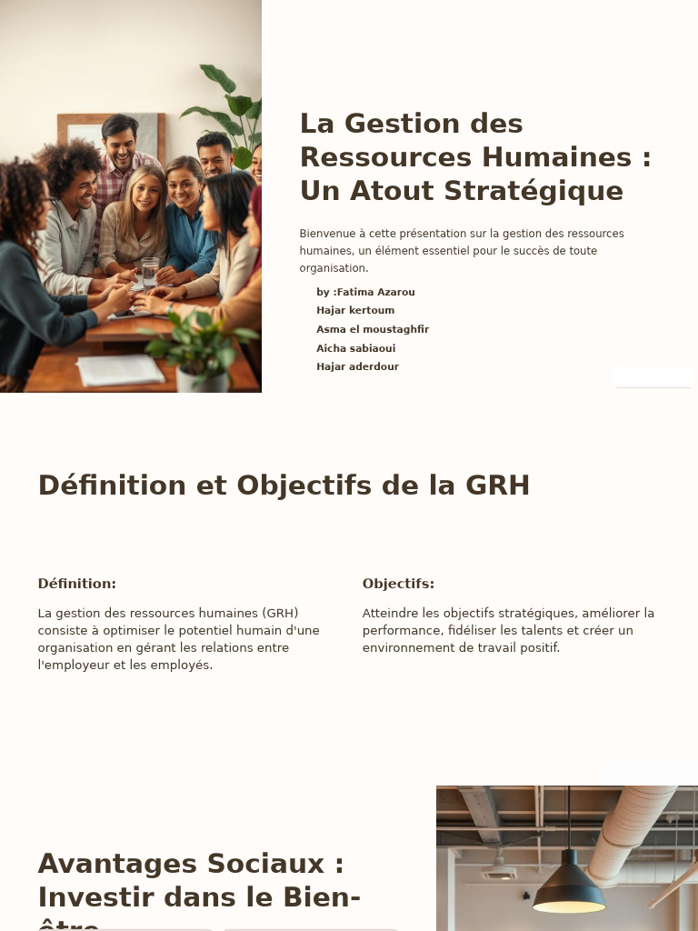 Gestion Stratégique des Ressources Humaines | PDF | Gestion des ...