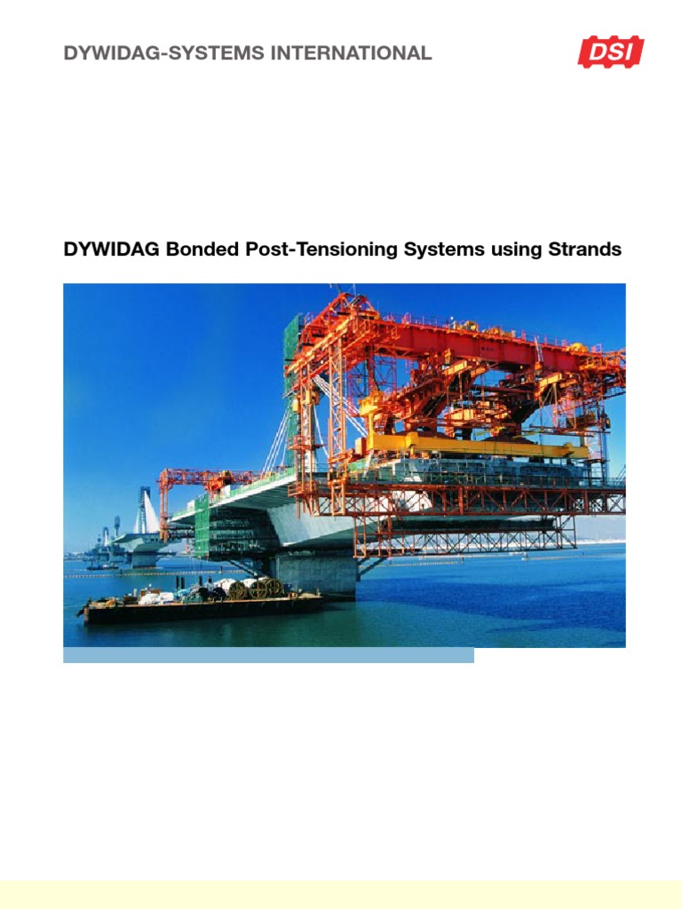 DSI Bonded PT System Strands en | Download Free PDF | Prestressed ...