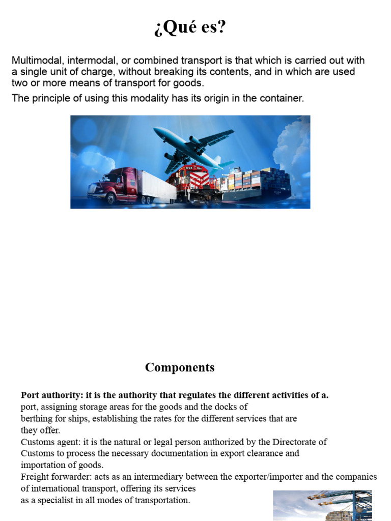Multimodal Transport: Overview and Benefits | PDF | Transport | Cargo