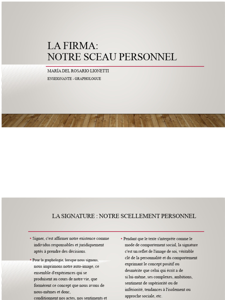 Analyse Graphologique de la Signature | PDF | Graphologie