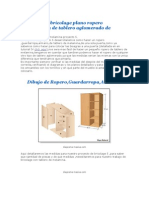 Como Hacer Bricolage Plano Ropero Guardarropa de Tablero Aglomerado de Melamina