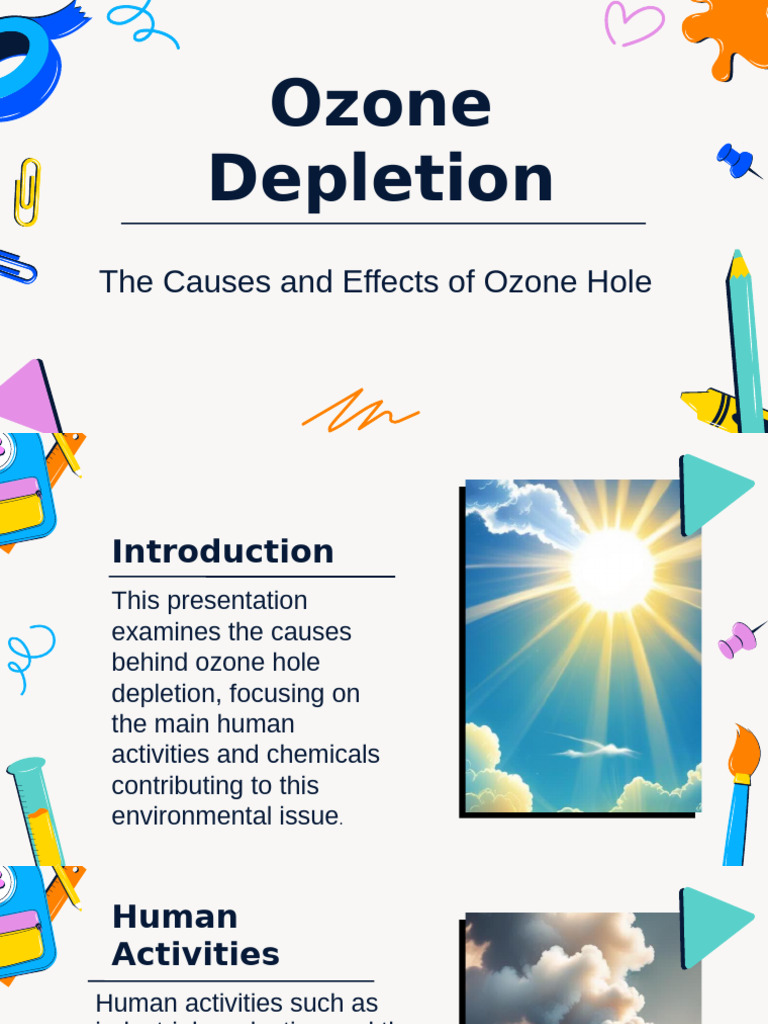 Causes and Effects of Ozone Depletion | PDF