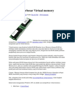 Cara Memperbesar Virtual Memory