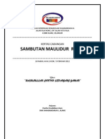 Kertas Kerja Sambutan Maulidur Rasul