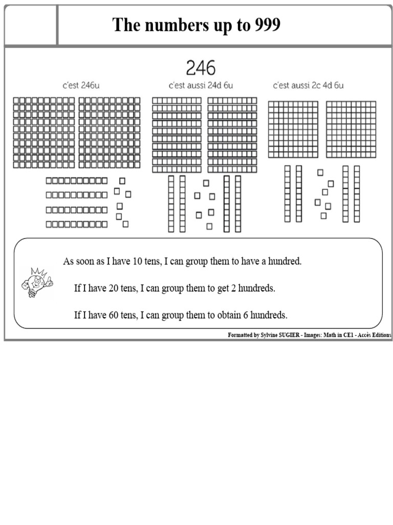 Math Lessons in CE1 Period 3 | PDF | Arithmetic | Mathematics