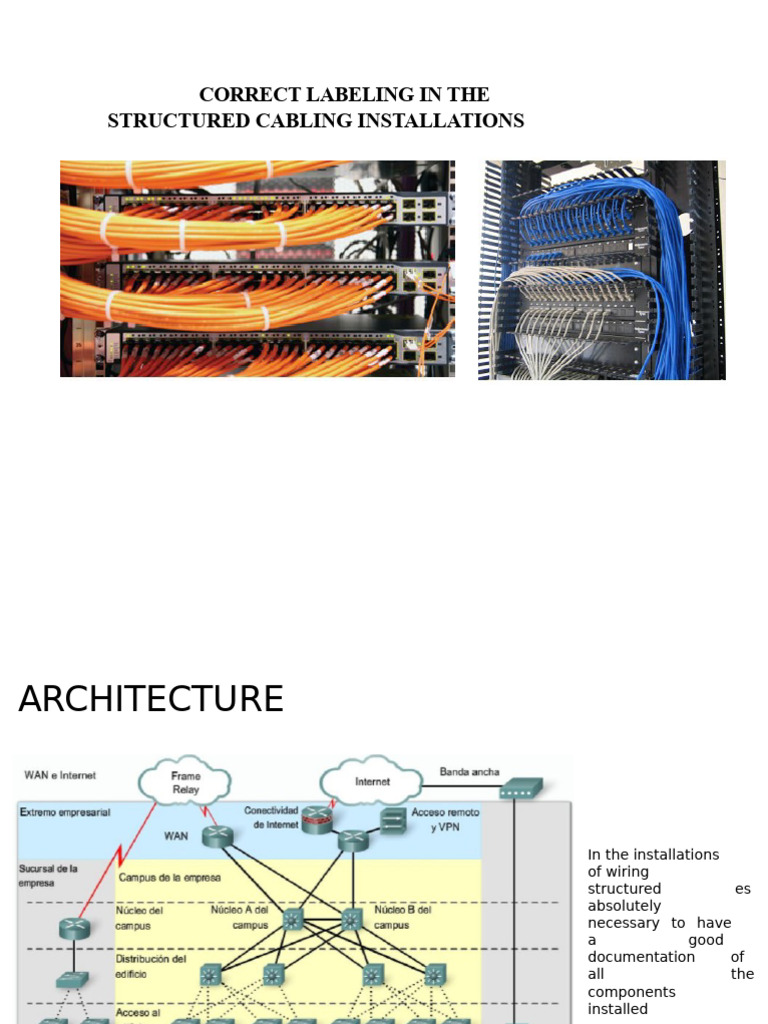 Correct Labeling in Structured Cabling Installations | PDF ...