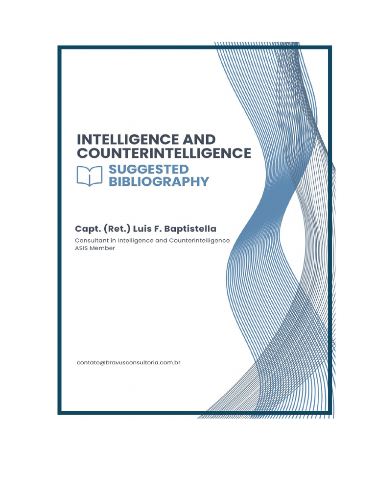 Intelligence and Counterintelligence Bibliography | PDF | Espionage ...