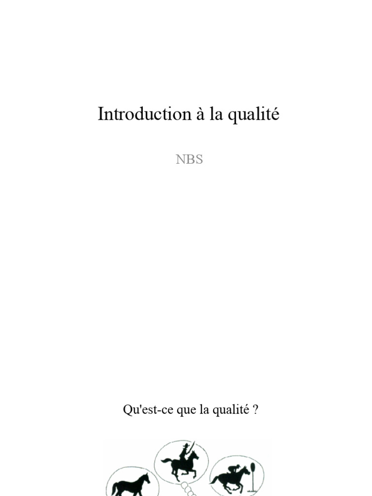 Comprendre la qualité et ses dimensions | PDF | Management de la ...