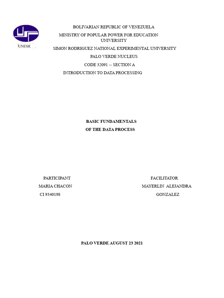 Introduction to Data Processing Basics | PDF | Bit | Arithmetic