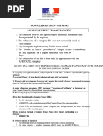 VFS France Visa Document Checklist | PDF | Receipt | Travel Visa
