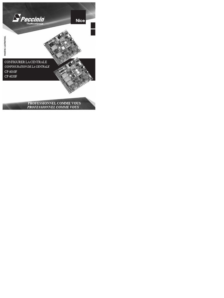 Configuration Centrale CP 4010F/4020F | PDF | Réseau électrique | Frein
