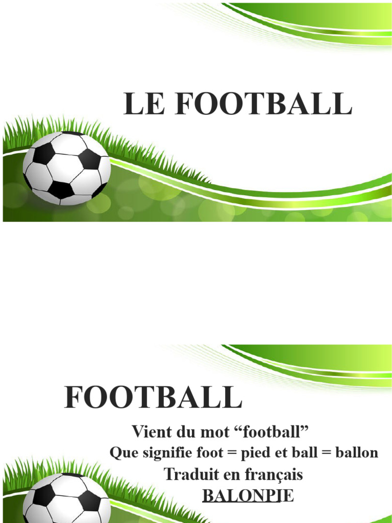 Introduction au football : règles et histoire | PDF