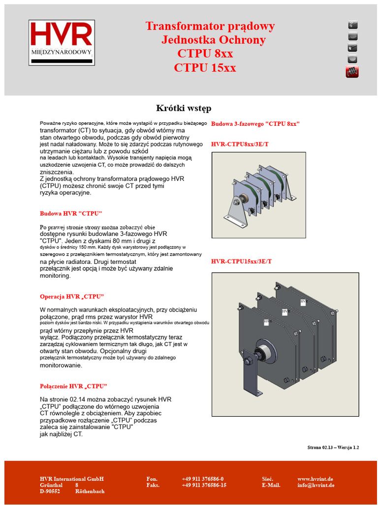 Zakres HVR CTPU | PDF