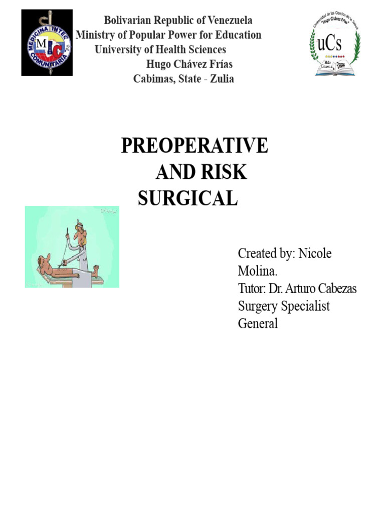 Preoperative and Surgical Risk | PDF | Surgery | Cardiovascular Diseases