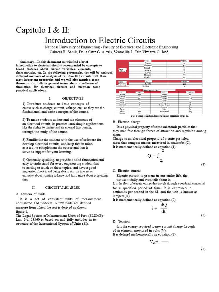 Introduction to Electric Circuits PDF Series And Parallel Circuits