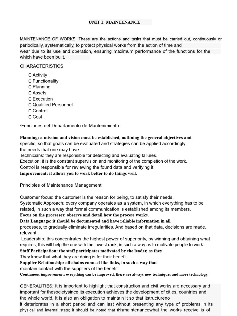 Maintenance Management for Works | PDF | Prosecutor | Crimes