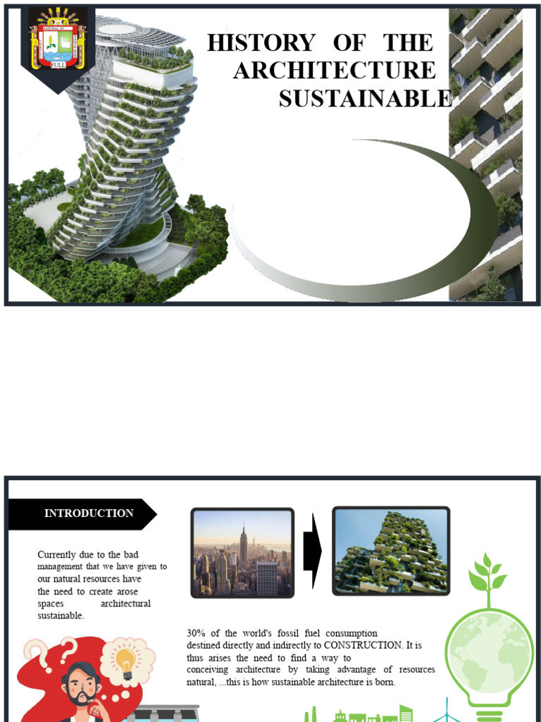 Sustainable Architecture Overview | PDF | Sustainability | Renewable Energy