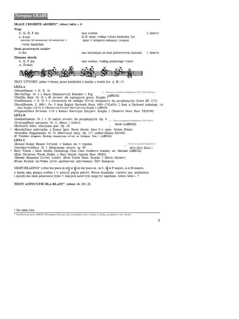 ABRSM Program nauczania fortepianu 2013.pdf | PDF