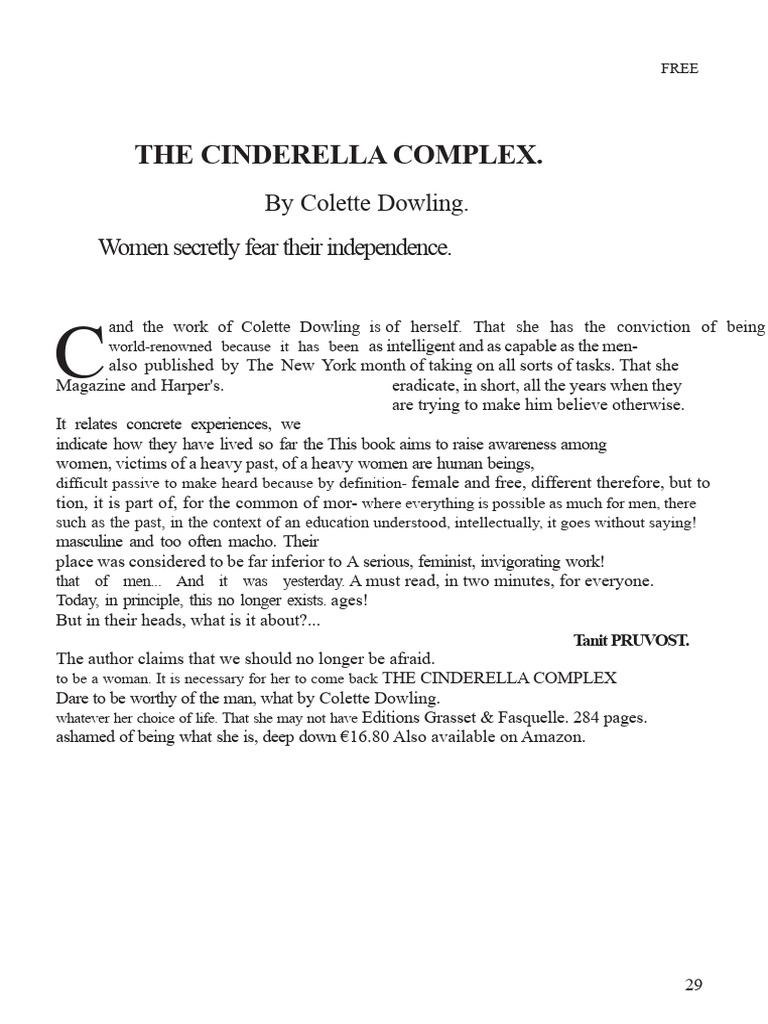 The Cinderella complex PDF