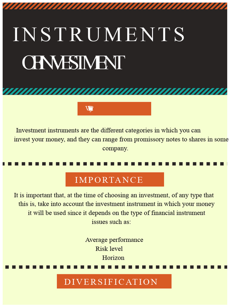 Understanding Investment Instruments | PDF