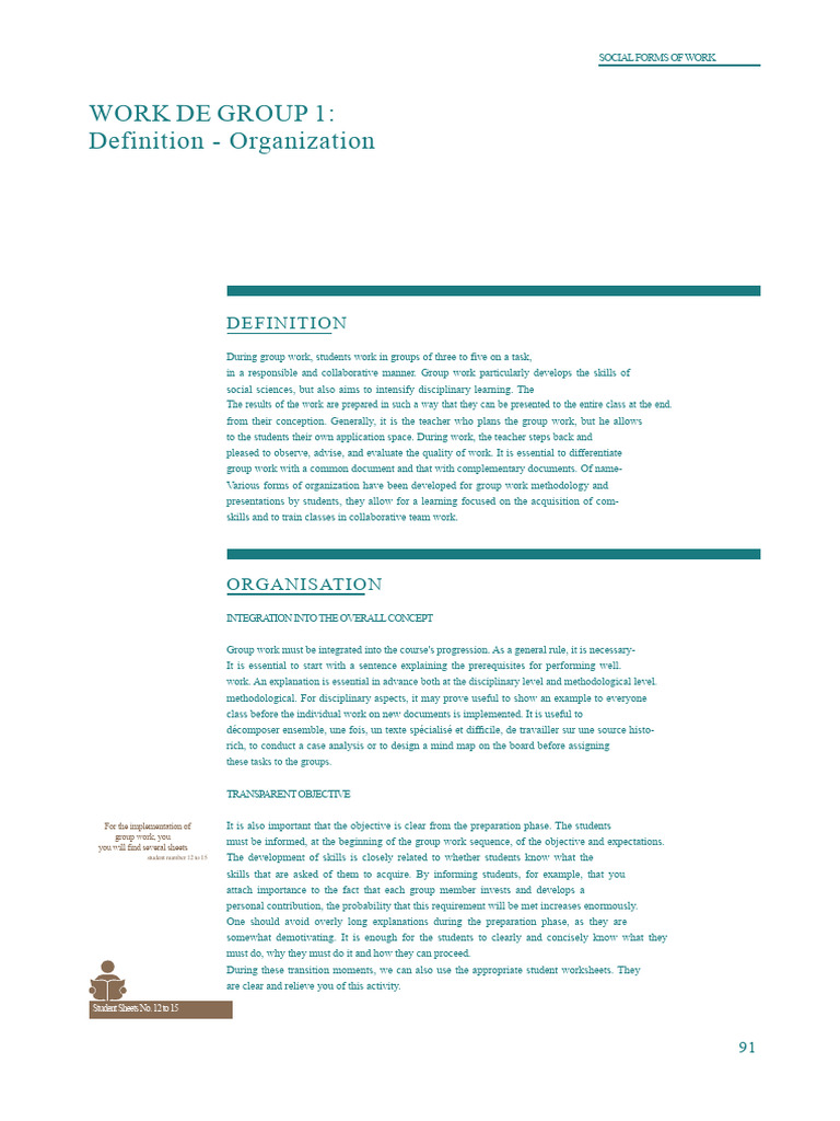 Effective Group Work Strategies | PDF | Methodology | Learning