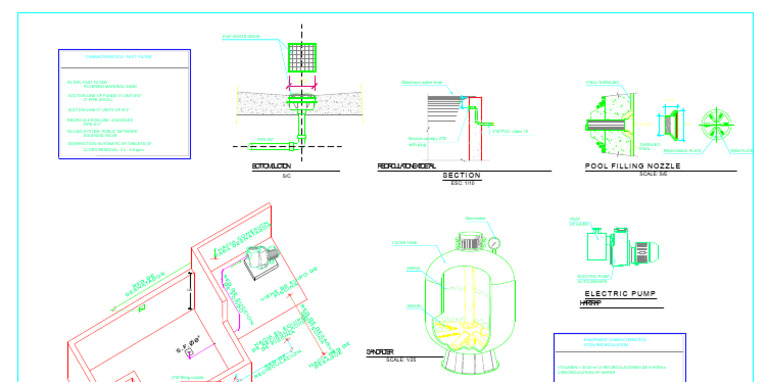 ISOMETRIC AND DETAILS | PDF | Filtration | Hydraulic Engineering