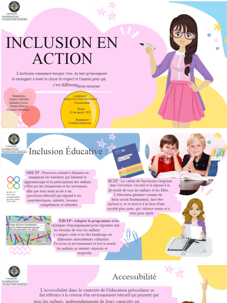 Stratégies d'inclusion en éducation | PDF | Apprentissage
