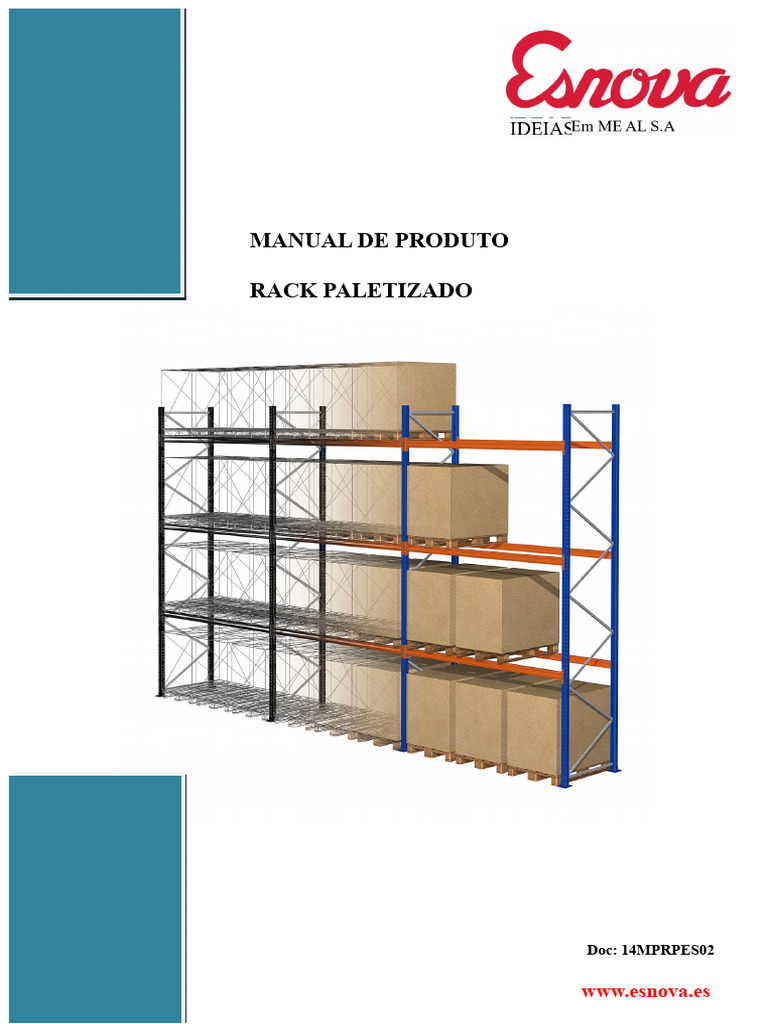 Manual Rack Paletizado: Estruturas e Componentes | PDF | Conector ...