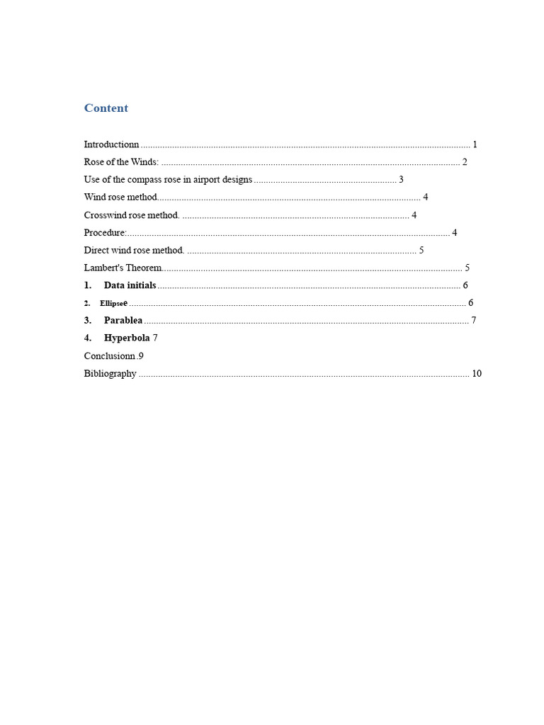 Airport Wind Analysis Techniques | PDF | Ellipse | Geometry