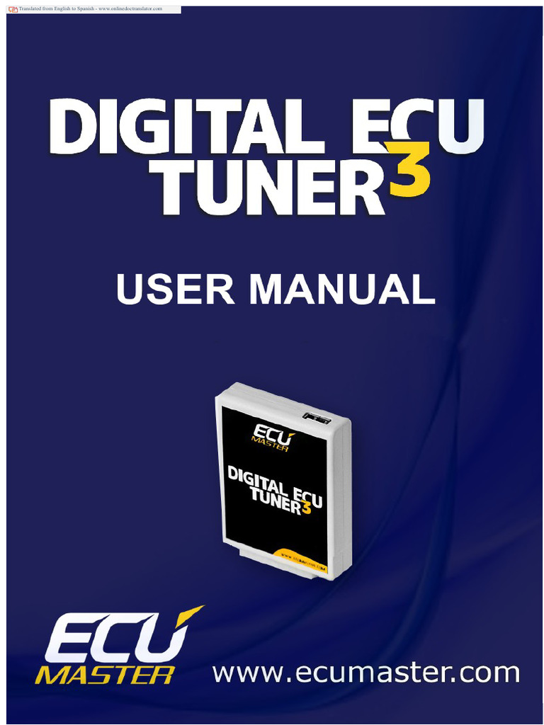 Digital ECU Tuner 3 User Manual | PDF | Installation (Computer Programs ...