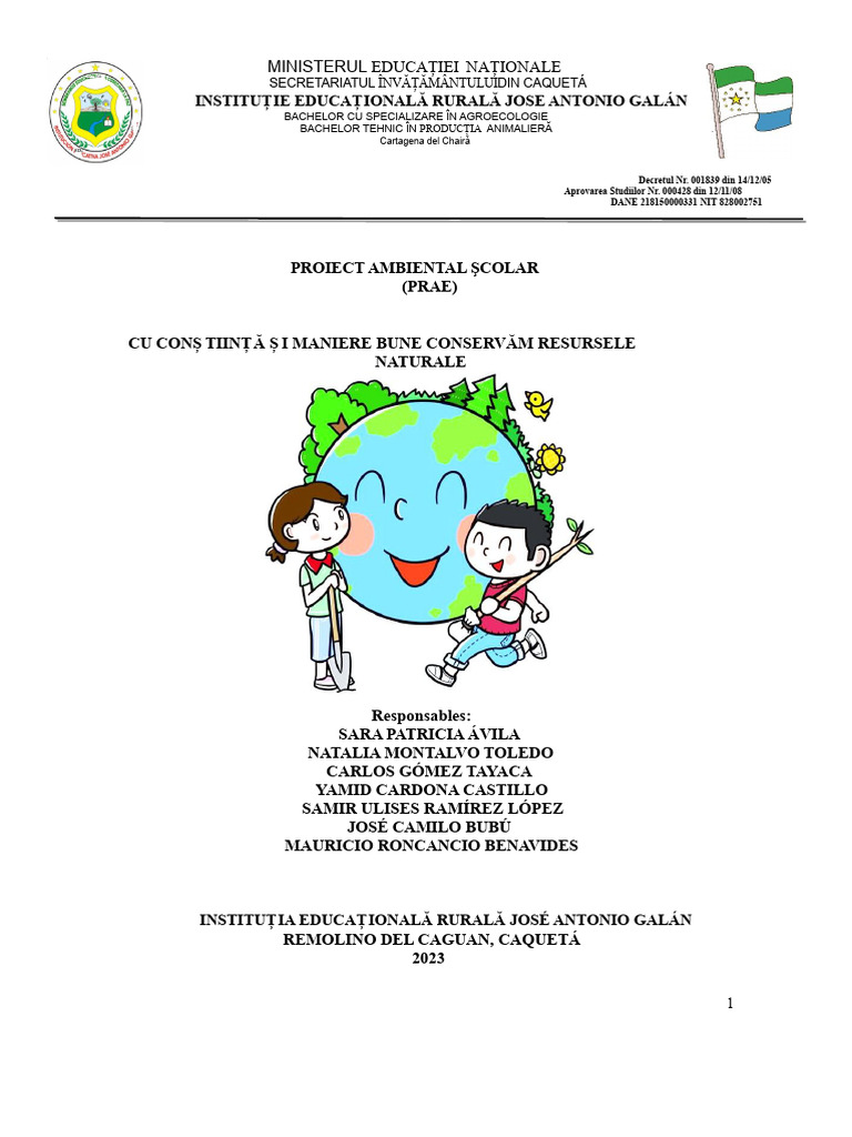Proiect Ambiental Prae | PDF