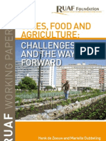 Cities, Food and Agriculture: Challenges and The Way Forward