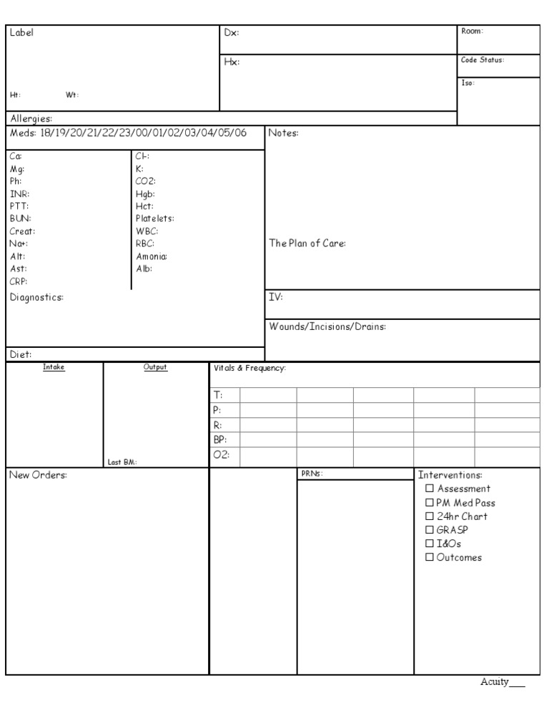 Printable Nursing Cheat Sheets Pdf Free