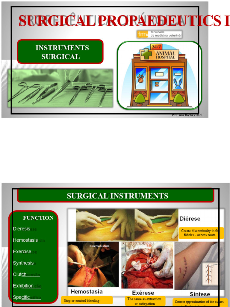 Surgical Instruments and Their Functions | PDF | Surgical Suture | Surgery