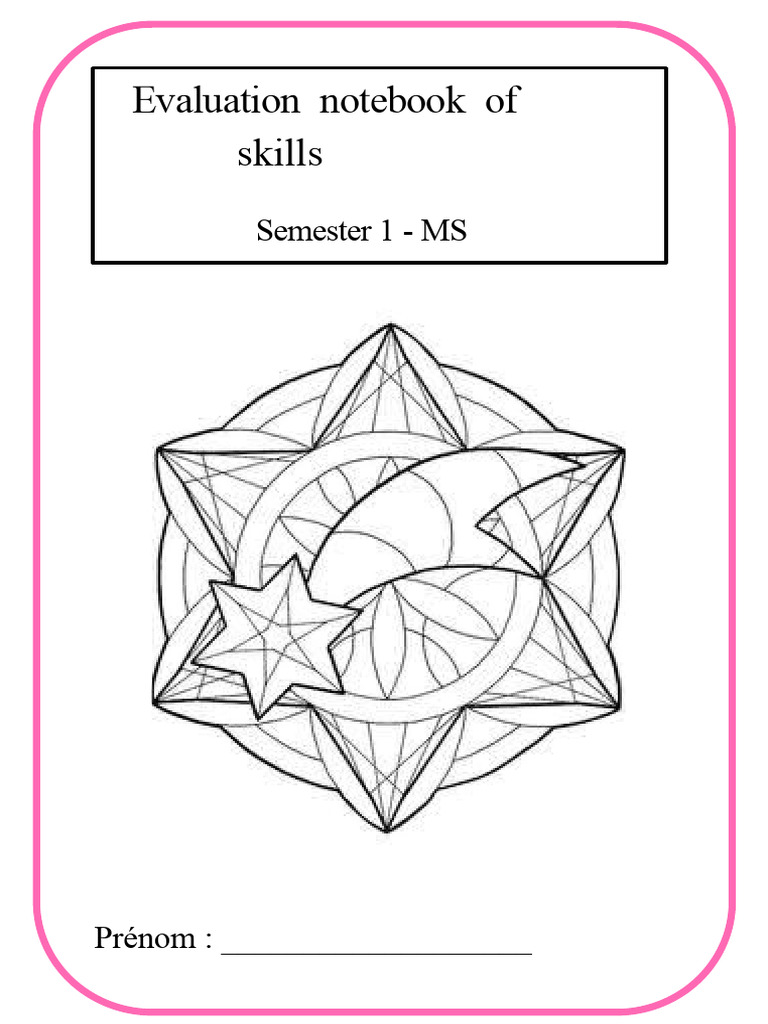 Skills Evaluation Notebook - Semester 1 | PDF
