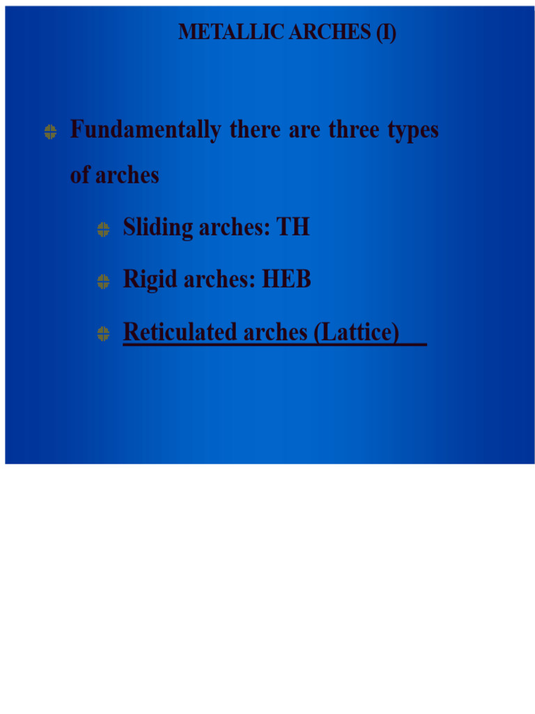 Types of Metal Arches | PDF