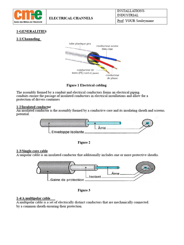 Electrical Cable Installation Guide | PDF | Electrical Conductor ...