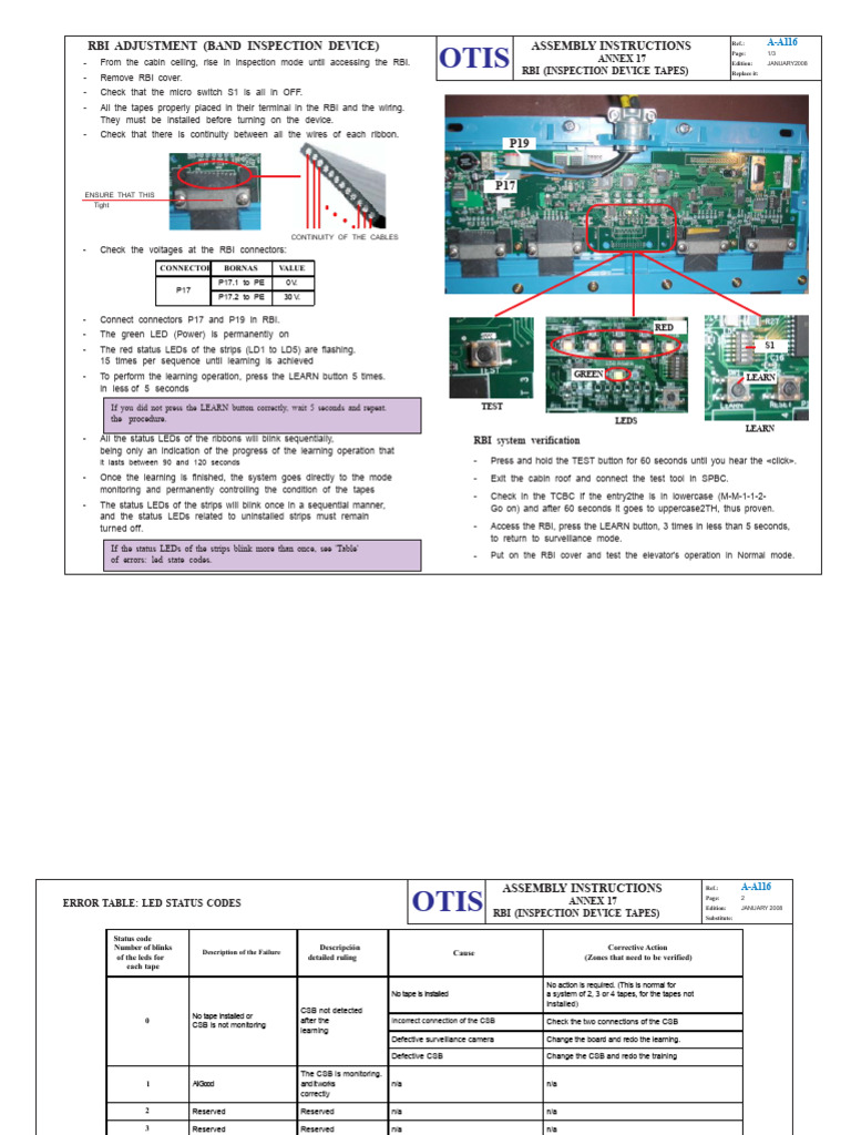 RBI Inspection Device Assembly Guide | PDF | Light Emitting Diode ...