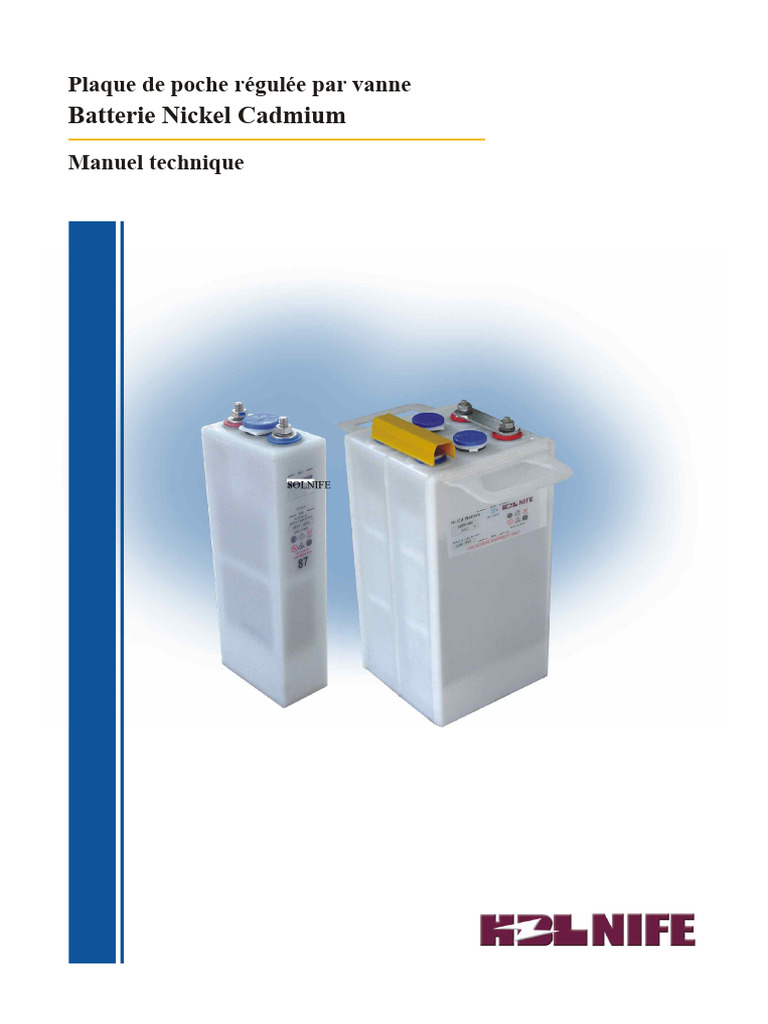 Batterie VRPP : Guide technique complet | PDF | Pile rechargeable ...