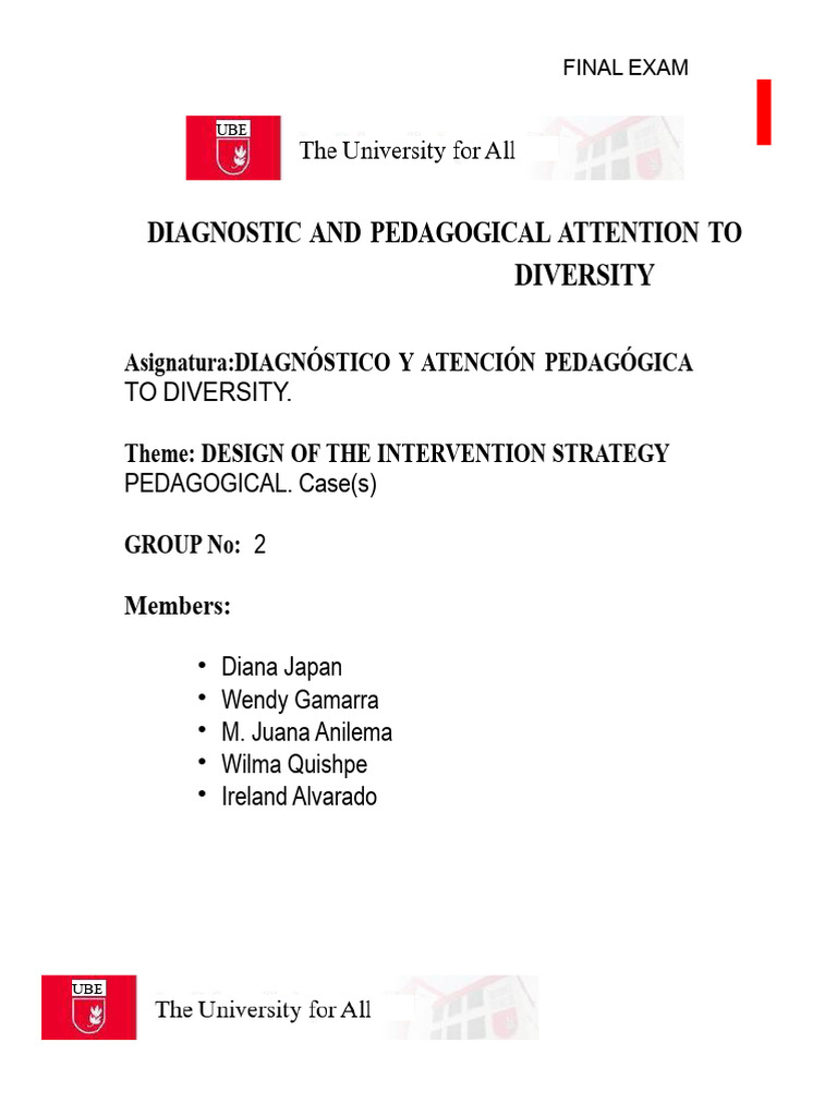 FINAL EVALUATION - Diagnosis Group 3 | PDF | Reinforcement | Motivational